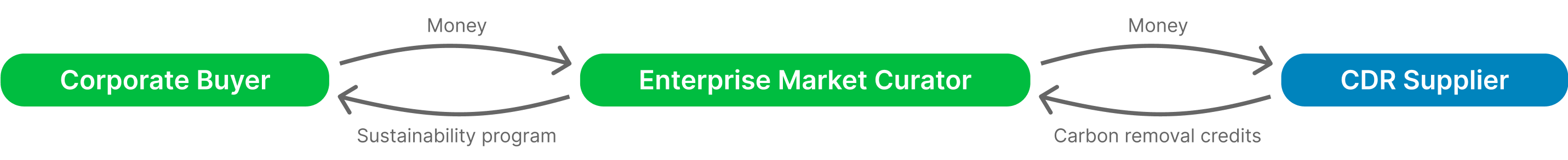 Corporate Buyer, Enterprise Market Curator, and CDR Supplier